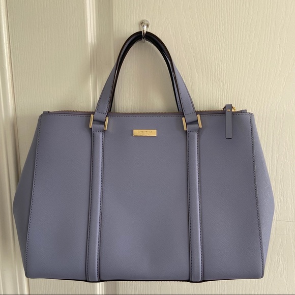 Kate Spade Newbury Lane Loden Lavender Leather Bag - Picture 2 of 7